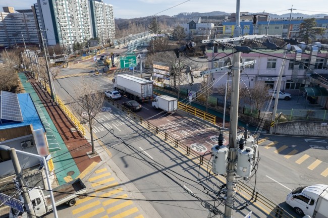 증평군, 삼보초 통학로 지중화 추진…보행안전·도시경관 개선