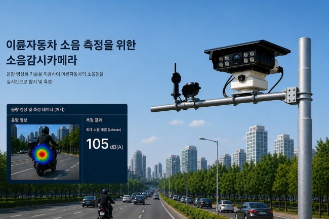 성남시, 전국 최초 '오토바이 소음감시카메라' 2곳 설치·운영